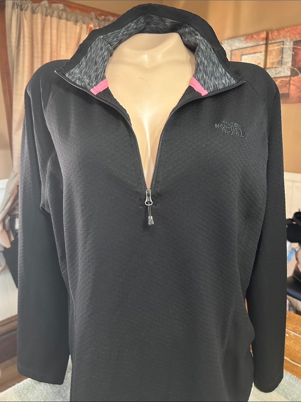 The North Face Black Lightweight Half-Zip Pullover